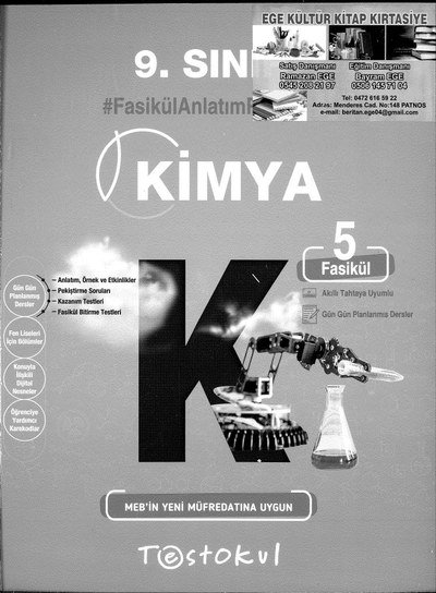 KİMYA FASİKÜL ANLATIM KİTABI Fotokopi GO - Tüm Sınavlarda Daha İleriye