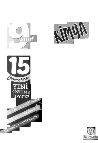 KİMYA 15 DENEME Fotokopi GO - Tüm Sınavlarda Daha İleriye