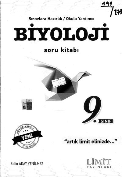BİYOLOJİ SORU KİTABI SINAVLARA HAZIRLIK Fotokopi GO - Tüm Sınavlarda Daha İleriye