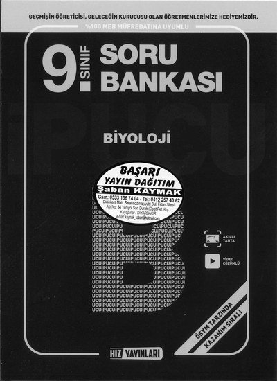 SORU BANKASI BİYOLOJİ Fotokopi GO - Tüm Sınavlarda Daha İleriye