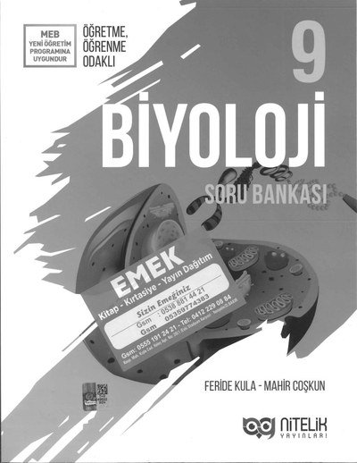 BİYOLOJİ SORU BANKASI FERİDE KULA MAHİR COŞKUN Fotokopi GO - Tüm Sınavlarda Daha İleriye