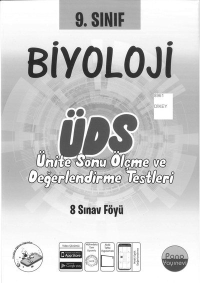 BİYOLOJİ ÜNİTE SONU ÖLÇME VE DEĞERLENDİRME TESTLERİ8 SINAV FÖYÜ Fotokopi GO - Tüm Sınavlarda Daha İleriye
