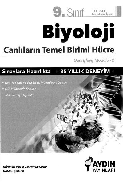 BİYOLOJİ CANLILARIN TEMEL BİRİMİ HÜCRE Fotokopi GO - Tüm Sınavlarda Daha İleriye