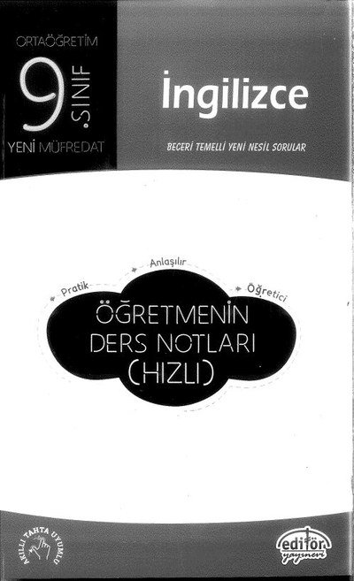 İNGİLİZCE BECERİ TEMELLİ YENİ NESİL SORULAR ÖĞRETMENİN DERS NOTLARI (HIZLI) Fotokopi GO - Tüm Sınavlarda Daha İleriye