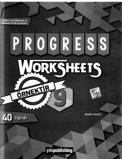 PROGRESS WORKSHEETS 40 YAPRAK Fotokopi GO - Tüm Sınavlarda Daha İleriye