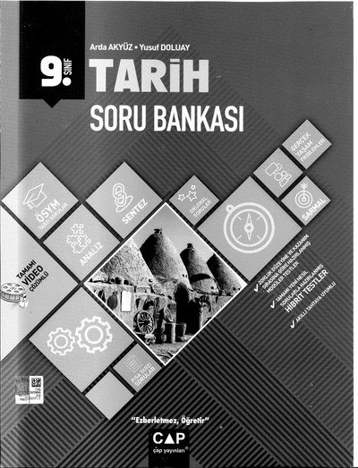 TARİH SORU BANKASI EZBERLETMEZ ÖĞRETİR Fotokopi GO - Tüm Sınavlarda Daha İleriye