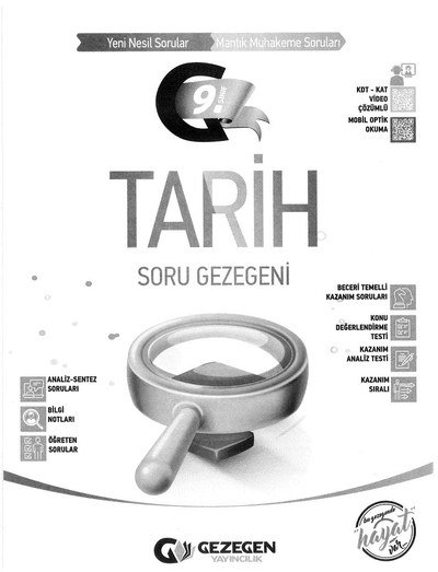 TARİH SORU GEZEGENİ YENİ NESİL SORULAR Fotokopi GO - Tüm Sınavlarda Daha İleriye
