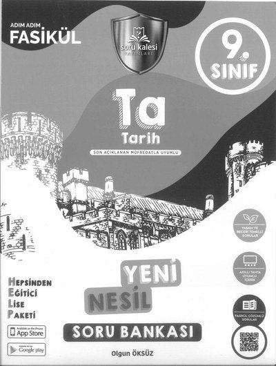 TARİH SON AÇIKLANAN MÜFREDATLA UYUMLU YENİ NESİL SORU BANKASI Fotokopi GO - Tüm Sınavlarda Daha İleriye