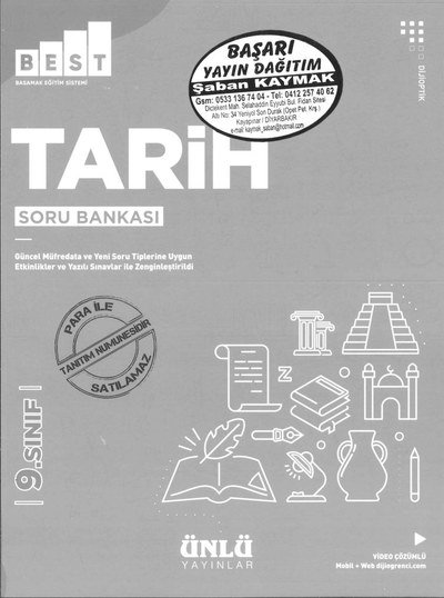 TARİH SORU BANKASI Fotokopi GO - Tüm Sınavlarda Daha İleriye