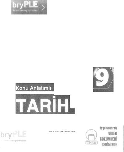 KONU ANLATIMLI TARİH Fotokopi GO - Tüm Sınavlarda Daha İleriye
