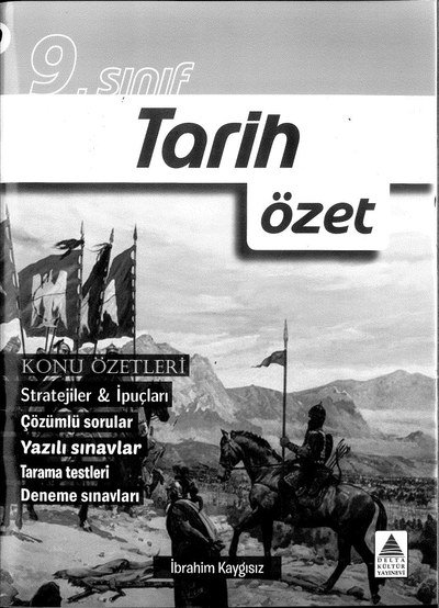 TARİH ÖZET KONU ÖZETLERİ Fotokopi GO - Tüm Sınavlarda Daha İleriye