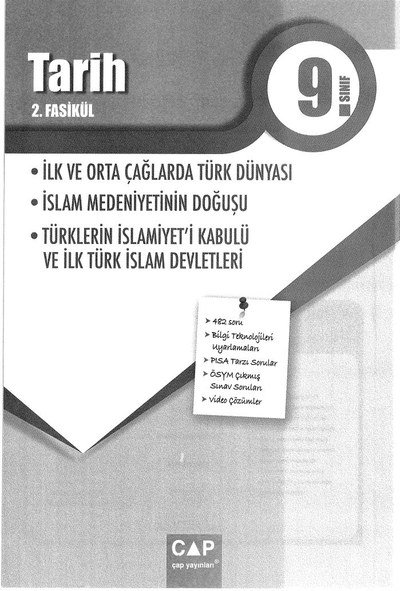 TARİH 2. FASİKÜL Fotokopi GO - Tüm Sınavlarda Daha İleriye