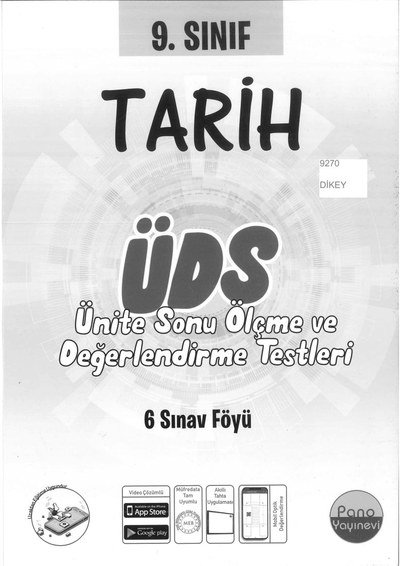 TARİH 4. FASİKÜL 6 SINAV FÖYÜ Fotokopi GO - Tüm Sınavlarda Daha İleriye