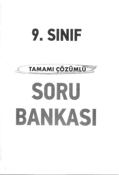 TAMAMI ÇÖZÜMLÜ SORU BANKASI Fotokopi GO - Tüm Sınavlarda Daha İleriye