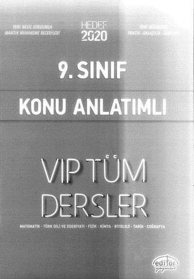KONU ANLATIMLI VIP TÜM DERSLER Fotokopi GO - Tüm Sınavlarda Daha İleriye