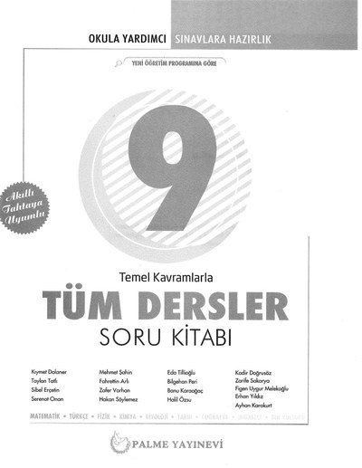 TEMEL KAVRAMLARLA TÜM DERSLER SORU KİTABI Fotokopi GO - Tüm Sınavlarda Daha İleriye