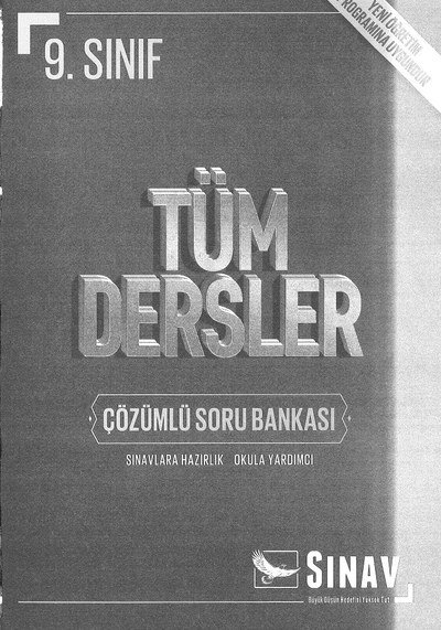 TÜM DERSLER ÇÖZÜMLÜ SORU BANKASI Fotokopi GO - Tüm Sınavlarda Daha İleriye