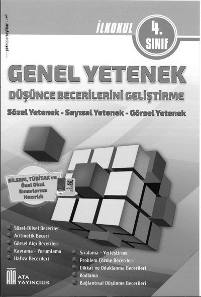 GENEL YETENEK DÜŞÜNCE BECERİLERİNİ GELİŞTİRME Fotokopi GO - Tüm Sınavlarda Daha İleriye