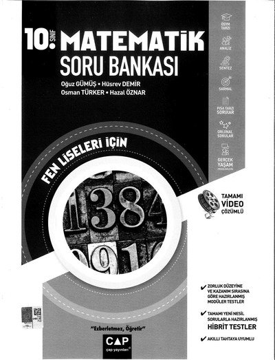 MATEMATİK SORU BANKASI FEN LİSELERİ İÇİN Fotokopi GO - Tüm Sınavlarda Daha İleriye