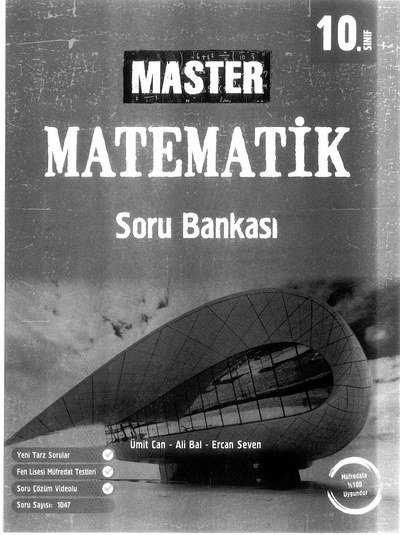 MASTER MATEMATİK SORU BANKASI Fotokopi GO - Tüm Sınavlarda Daha İleriye