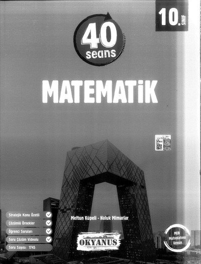 40 SEANS MATEMATİK Fotokopi GO - Tüm Sınavlarda Daha İleriye