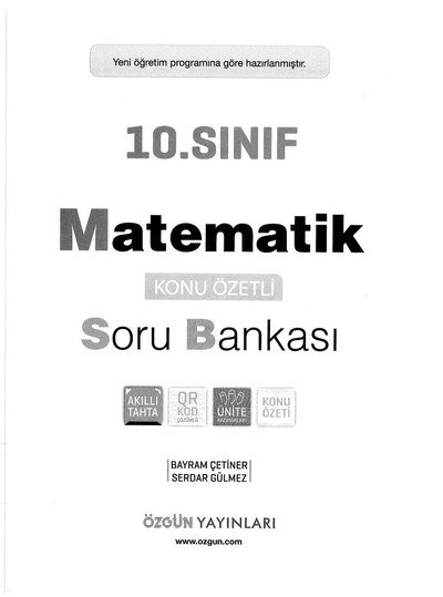 MATEMATİK KONU ÖZETLİ SORU BANKASI Fotokopi GO - Tüm Sınavlarda Daha İleriye