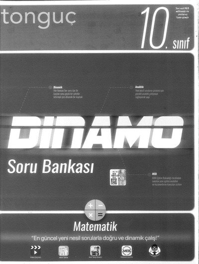 DİNAMO SORU BANKASI MATEMATİK Fotokopi GO - Tüm Sınavlarda Daha İleriye