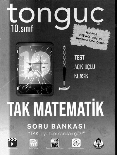 TAK MATEMATİK SORU BANKASI TAK DİYE TÜM SORULARI ÇÖZ Fotokopi GO - Tüm Sınavlarda Daha İleriye