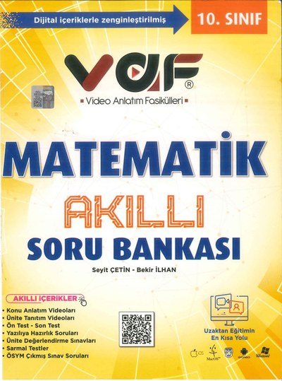 MATEMATİK AKILLI SORU BANKASI VAF Fotokopi GO - Tüm Sınavlarda Daha İleriye