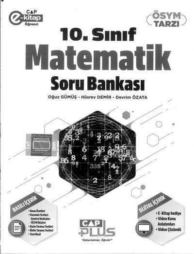 MATEMATİK SORU BANKASI Fotokopi GO - Tüm Sınavlarda Daha İleriye