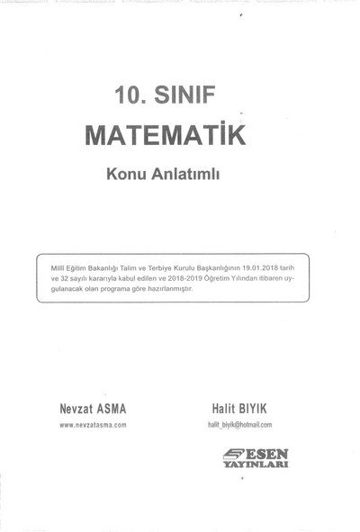MATEMATİK KONU ANLATIMLI Fotokopi GO - Tüm Sınavlarda Daha İleriye