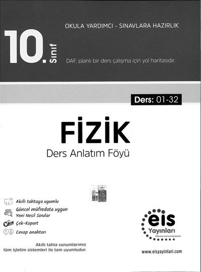 FİZİK DERS ANLATIM FÖYÜ Fotokopi GO - Tüm Sınavlarda Daha İleriye
