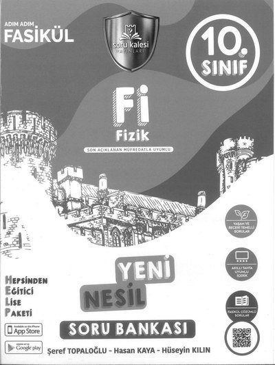 Fİ FİZİK YENİ NESİL SORU BANKASI ADIM ADIM FASİKÜL Fotokopi GO - Tüm Sınavlarda Daha İleriye