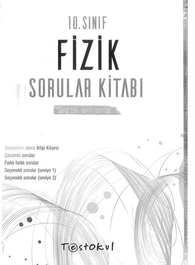 FİZİK SORULAR KİTABI Fotokopi GO - Tüm Sınavlarda Daha İleriye