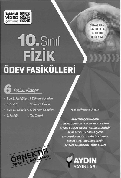 FİZİK ÖDEV FASİKÜLLERİ Fotokopi GO - Tüm Sınavlarda Daha İleriye