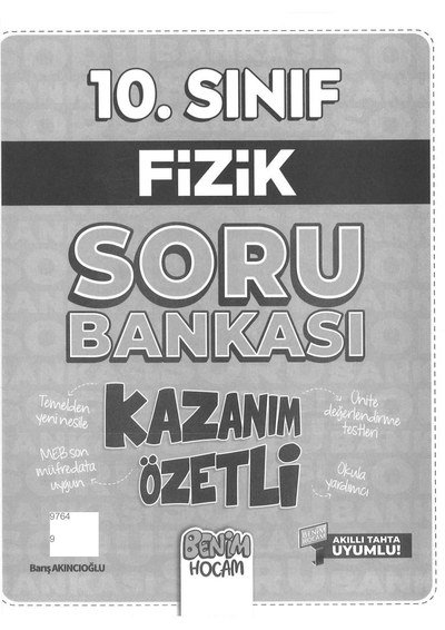 FİZİK SORU BANKASI KAZANIM ÖZETLİ BENİM HOCAM Fotokopi GO - Tüm Sınavlarda Daha İleriye