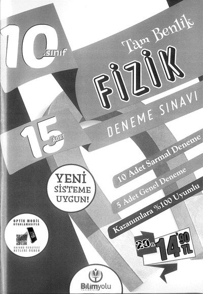 15 ADET DENEME SINAVI FİZİK TAM BENLİK Fotokopi GO - Tüm Sınavlarda Daha İleriye