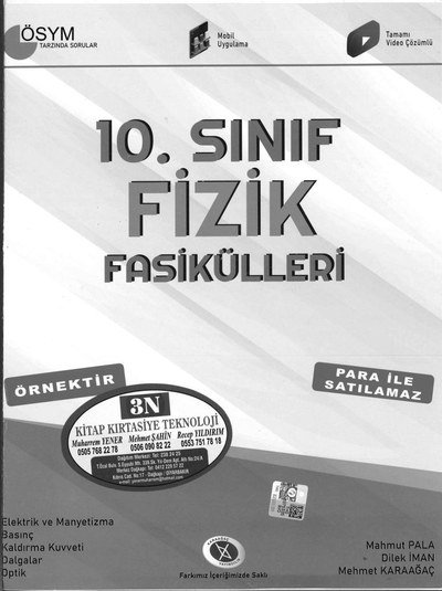 FİZİK FASİKÜLLERİ Fotokopi GO - Tüm Sınavlarda Daha İleriye