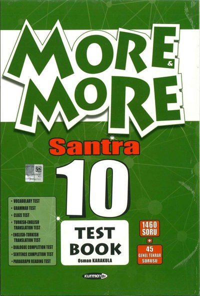 MORE MORE SANTRA 10 TEST BOOK Fotokopi GO - Tüm Sınavlarda Daha İleriye