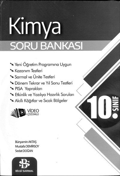 KİMYA SORU BANKASI Fotokopi GO - Tüm Sınavlarda Daha İleriye