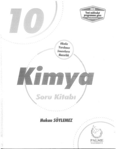 KİMYA SORU KİTABI Fotokopi GO - Tüm Sınavlarda Daha İleriye