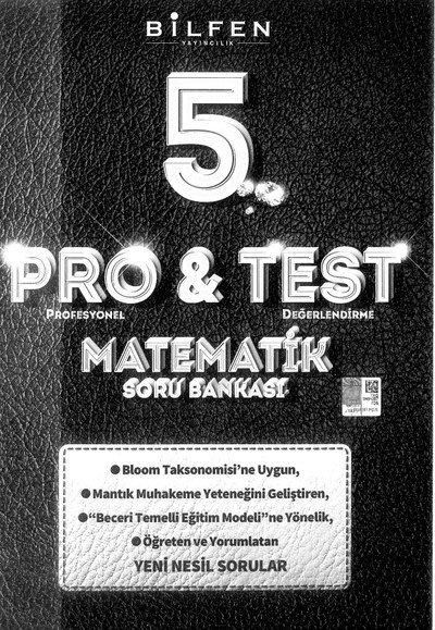PRO & TEST MATEMATİK SORU BANKASI Fotokopi GO - Tüm Sınavlarda Daha İleriye
