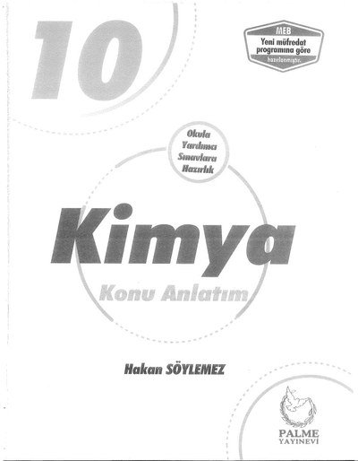 KİMYA KONU ANLATIM