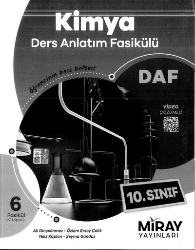KİMYA DERS ANLATIM FASİKÜLÜ ÖĞRENCİNİN DERS DEFTERİ Fotokopi GO - Tüm Sınavlarda Daha İleriye