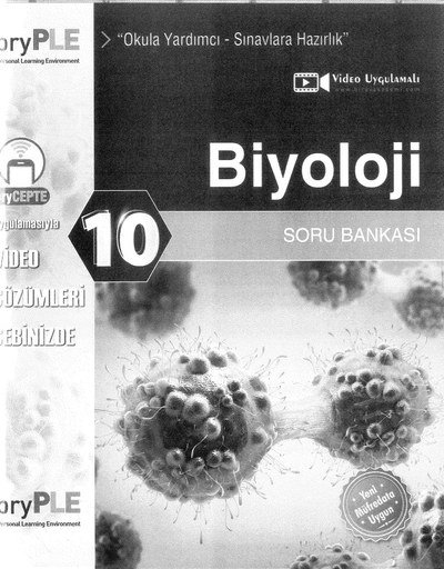 BİYOLOJİ SORU BANKASI VİDEO ÇÖZÜMLÜ Fotokopi GO - Tüm Sınavlarda Daha İleriye