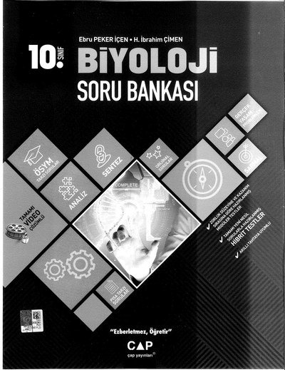 BİYOLOJİ SORU BANKASI Fotokopi GO - Tüm Sınavlarda Daha İleriye