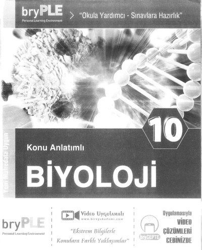 KONU ANLATIMLI BİYOLOJİ Fotokopi GO - Tüm Sınavlarda Daha İleriye