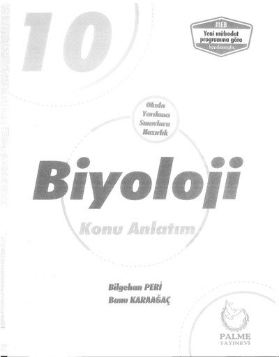BİYOLOJİ KONU ANLATIM Fotokopi GO - Tüm Sınavlarda Daha İleriye