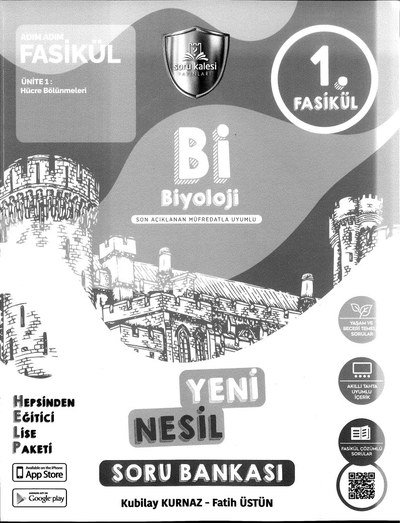 Bİ BİYOLOJİ YENİ NESİL SORU BANKASI ADIM ADIM FASİKÜL