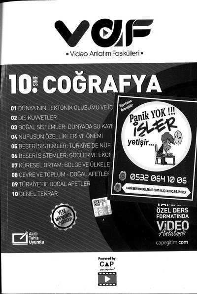 COĞRAFYA VİDEO ANLATIM FASİKÜLLERİ Fotokopi GO - Tüm Sınavlarda Daha İleriye